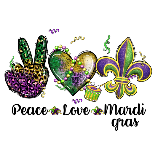 Mardi Gras DTF Transfer 9.0
